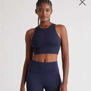 Quince crop tank workout